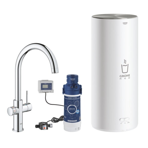 GROHE Red Duo virtuvinis maišytuvas su verdančiu vandeniu, L boileris, C snapas 2 GROHE Red Duo virtuvinis maišytuvas su verdančiu vandeniu, L boileris, C snapas 2