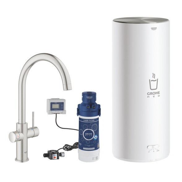 GROHE Red Duo virtuvinis maišytuvas su verdančiu vandeniu, L boileris, C snapas 3 GROHE Red Duo virtuvinis maišytuvas su verdančiu vandeniu, L boileris, C snapas 3