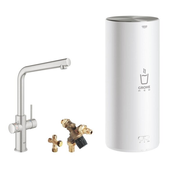 GROHE Red Duo virtuvinis maišytuvas su verdančiu vandeniu, L boileris, L snapas 2 GROHE Red Duo virtuvinis maišytuvas su verdančiu vandeniu, L boileris, L snapas 2