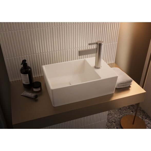 Villeroy & Boch Memento 2.0 400 pakabinamas/pastatomas ant stalviršio praustuvas 6 Villeroy & Boch Memento 2.0 400 pakabinamas/pastatomas ant stalviršio praustuvas 6