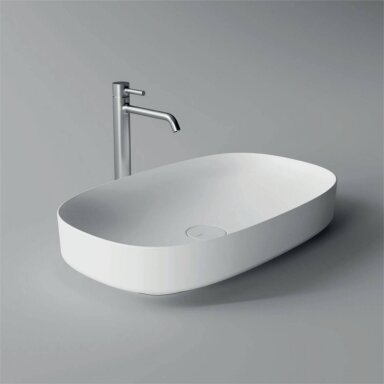 Alice Ceramica Form 650x400xH12 mm pastatomas praustuvas Alice Ceramica Form 650x400xH12 mm pastatomas praustuvas