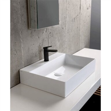 Azzurra Elegance Squared 500x450 pastatomas ant stalviršio praustuvas Azzurra Elegance Squared 500x450 pastatomas ant stalviršio praustuvas