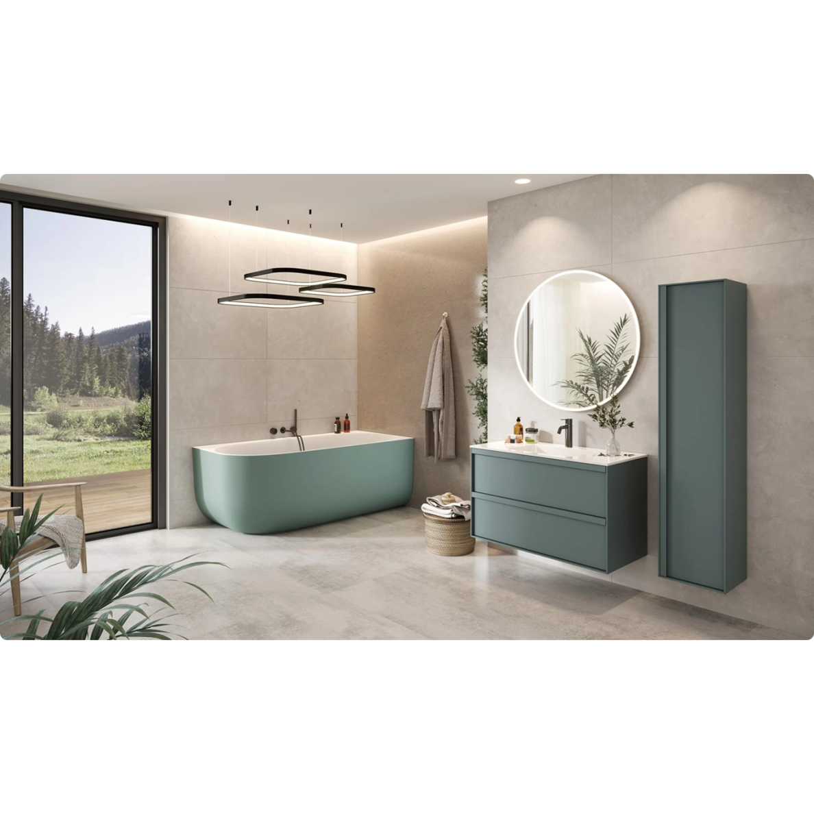Balteco Marin 170cm lieto akmens kampinė laisvai pastatoma vonia 6 Balteco Marin 170cm lieto akmens kampinė laisvai pastatoma vonia 6