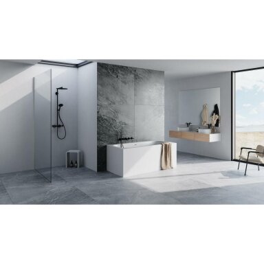 Balteco Vigo lieto akmens vonia 1800x800 ir 1700x750 su monolitiškai sujungtomis uždangomis