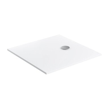 Baltos matinės spalvos dušo padėklas Omnires AQUAPURE M+ su anti-slip danga 90x90 cm Baltos matinės spalvos dušo padėklas Omnires AQUAPURE M+ su anti-slip danga 90x90 cm