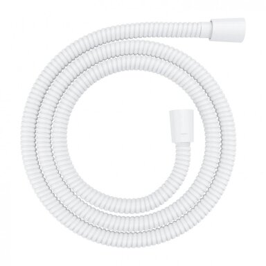 Baltos matinės spalvos dušo žarna Omnires 023-XWM 150 cm