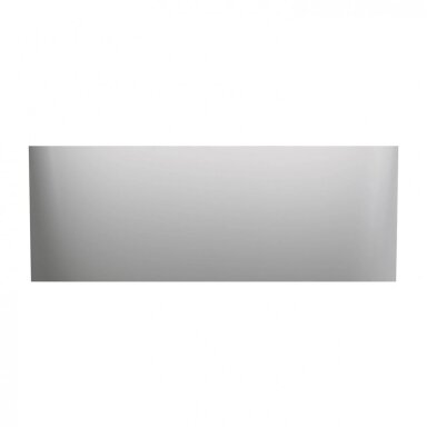Baltos matinės spalvos lieto marmuro vonia Omnires Marble+ Valencia 148 x 86 cm