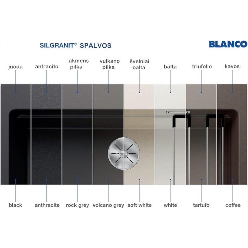 Blanco Etagon 700-U akmens masės plautuvė 15