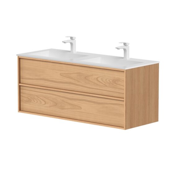 Kamė Home dviejų stalčių spintelė su Corian dvigubu praustuvu 8 Kamė Home dviejų stalčių spintelė su Corian dvigubu praustuvu 8
