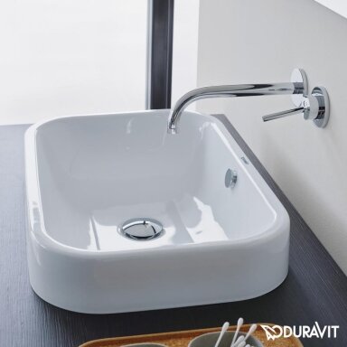 Duravit Happy D.2 pastatomas ant stalviršio praustuvas 600x400 Duravit Happy D.2 pastatomas ant stalviršio praustuvas 600x400