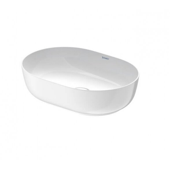Duravit Luv pastatomas ant stalviršio praustuvas, be skylės maišytuvui 5 Duravit Luv pastatomas ant stalviršio praustuvas, be skylės maišytuvui 5
