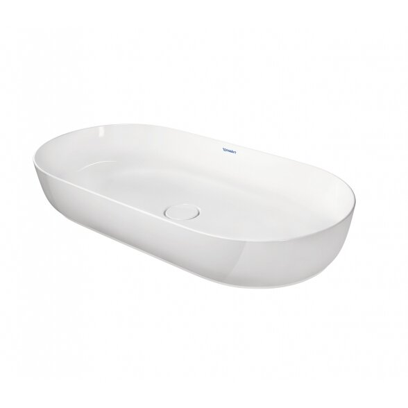 Duravit Luv pastatomas ant stalviršio praustuvas, be skylės maišytuvui 1 Duravit Luv pastatomas ant stalviršio praustuvas, be skylės maišytuvui 1