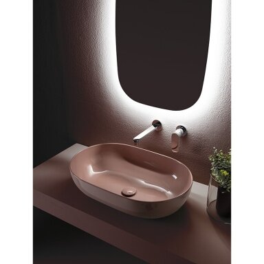 Flaminia App 62x40 pastatomas ant stalviršio praustuvas Flaminia App 62x40 pastatomas ant stalviršio praustuvas
