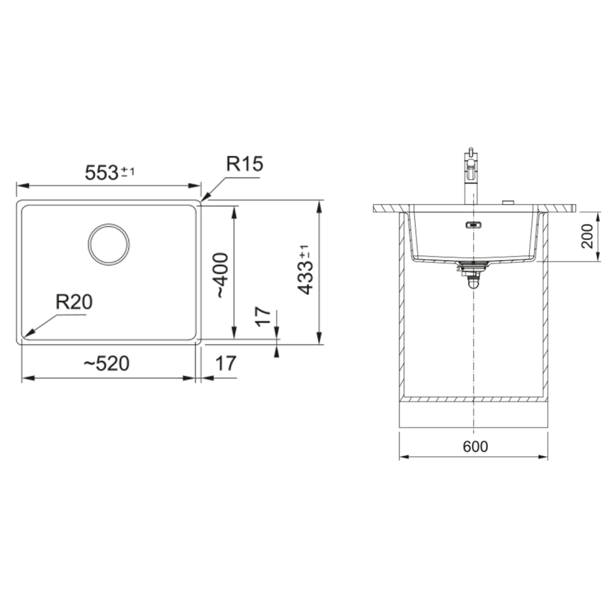 Franke MRG 110-52 Fragranite plautuvė 6