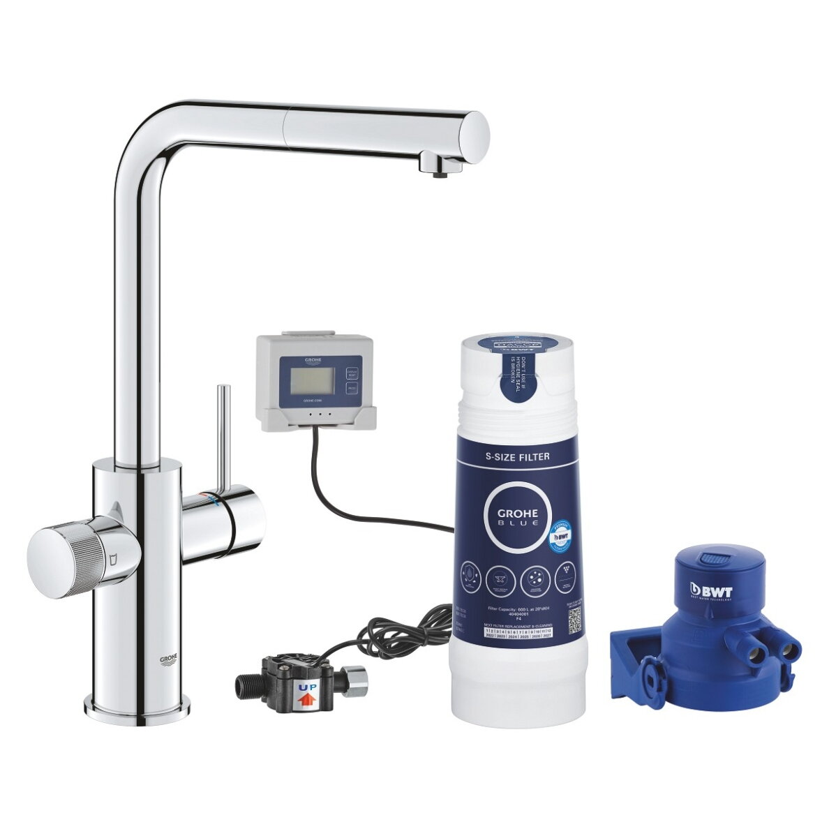 GROHE Blue Pure Minta virtuvinis maišytuvas su S dydžio filtru, ištraukiamas snapas GROHE Blue Pure Minta virtuvinis maišytuvas su S dydžio filtru, ištraukiamas snapas