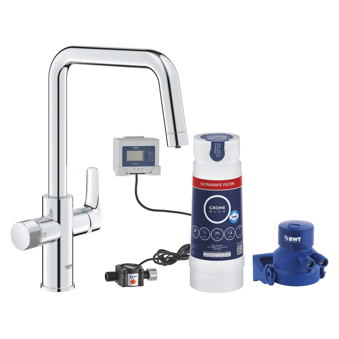 GROHE Blue Pure Start virtuvinis maišytuvas su Ultrasafe filtru GROHE Blue Pure Start virtuvinis maišytuvas su Ultrasafe filtru