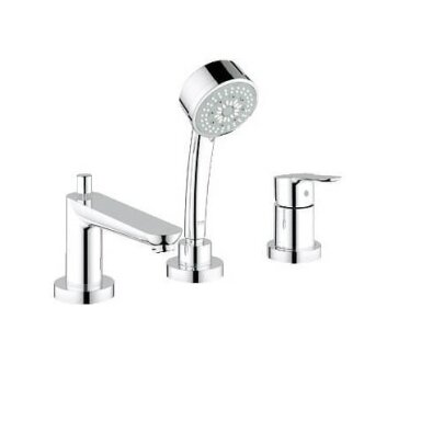 Grohe BauEdge 2511700A įmontuojamas į vonios kraštą maišytuvas 3 dalių Grohe BauEdge 2511700A įmontuojamas į vonios kraštą maišytuvas 3 dalių