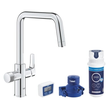GROHE Blue Pure Start virtuvinis maišytuvas su aktyvintos anglies filtru GROHE Blue Pure Start virtuvinis maišytuvas su aktyvintos anglies filtru
