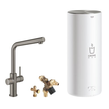 GROHE Red Duo virtuvinis maišytuvas su verdančiu vandeniu, L boileris, L snapas GROHE Red Duo virtuvinis maišytuvas su verdančiu vandeniu, L boileris, L snapas