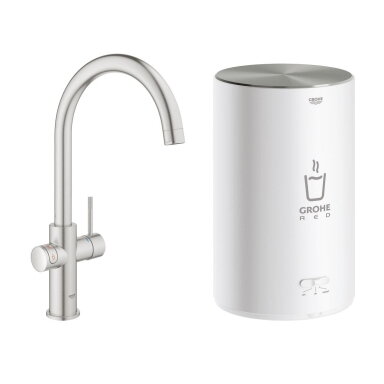 GROHE Red Duo virtuvinis maišytuvas su verdančiu vandeniu, M boileris, C snapas GROHE Red Duo virtuvinis maišytuvas su verdančiu vandeniu, M boileris, C snapas