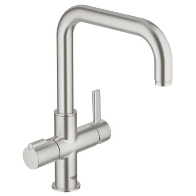 GROHE Red Duo virtuvinis maišytuvas su verdančiu vandeniu, U snapas (be boilerio) GROHE Red Duo virtuvinis maišytuvas su verdančiu vandeniu, U snapas (be boilerio)
