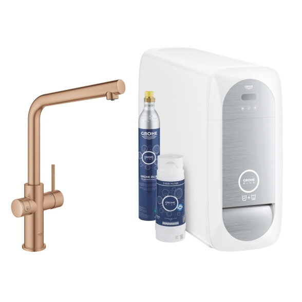 GROHE Blue Home virtuvinis maišytuvas su aušintuvu ir gazavimu, L snapas 4