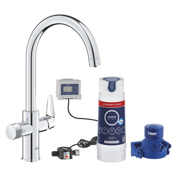 GROHE Blue Pure BauCurve virtuvinis maišytuvas su Ultrasafe filtru GROHE Blue Pure BauCurve virtuvinis maišytuvas su Ultrasafe filtru