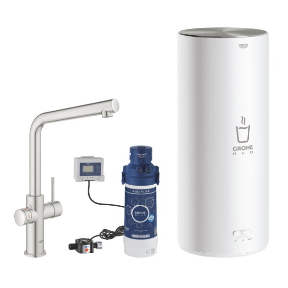 GROHE Red Duo virtuvinis maišytuvas su verdančiu vandeniu, L boileris, L snapas GROHE Red Duo virtuvinis maišytuvas su verdančiu vandeniu, L boileris, L snapas