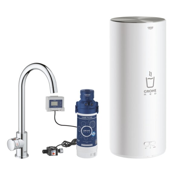 GROHE Red Mono verdančio vandens čiaupas, L boileris, C snapas GROHE Red Mono verdančio vandens čiaupas, L boileris, C snapas