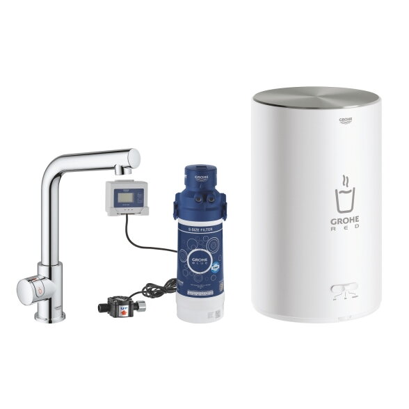 GROHE Red Mono verdančio vandens čiaupas, M boileris, L snapas 1