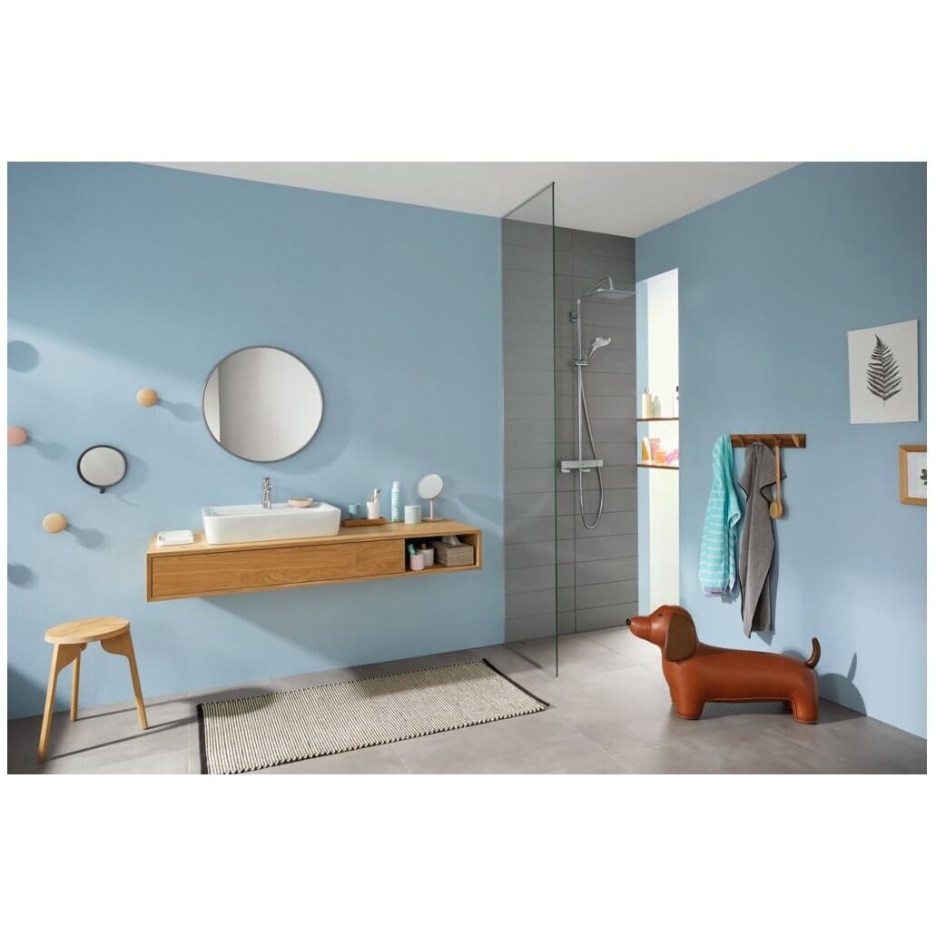 Hansgrohe Croma E Showerpipe EcoSmart 280 27660000 termostatinė dušo sistema 2