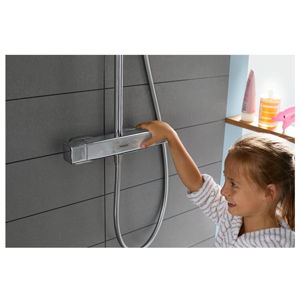 Hansgrohe Croma E Showerpipe EcoSmart 280 27660000 termostatinė dušo sistema 4