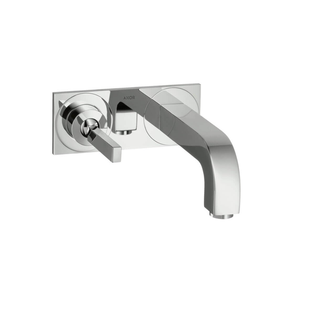 Hansgrohe Axor Citterio 160 mm praustuvo maišytuvas iš sienos ant vienos plokštelės 1 Hansgrohe Axor Citterio 160 mm praustuvo maišytuvas iš sienos ant vienos plokštelės 1