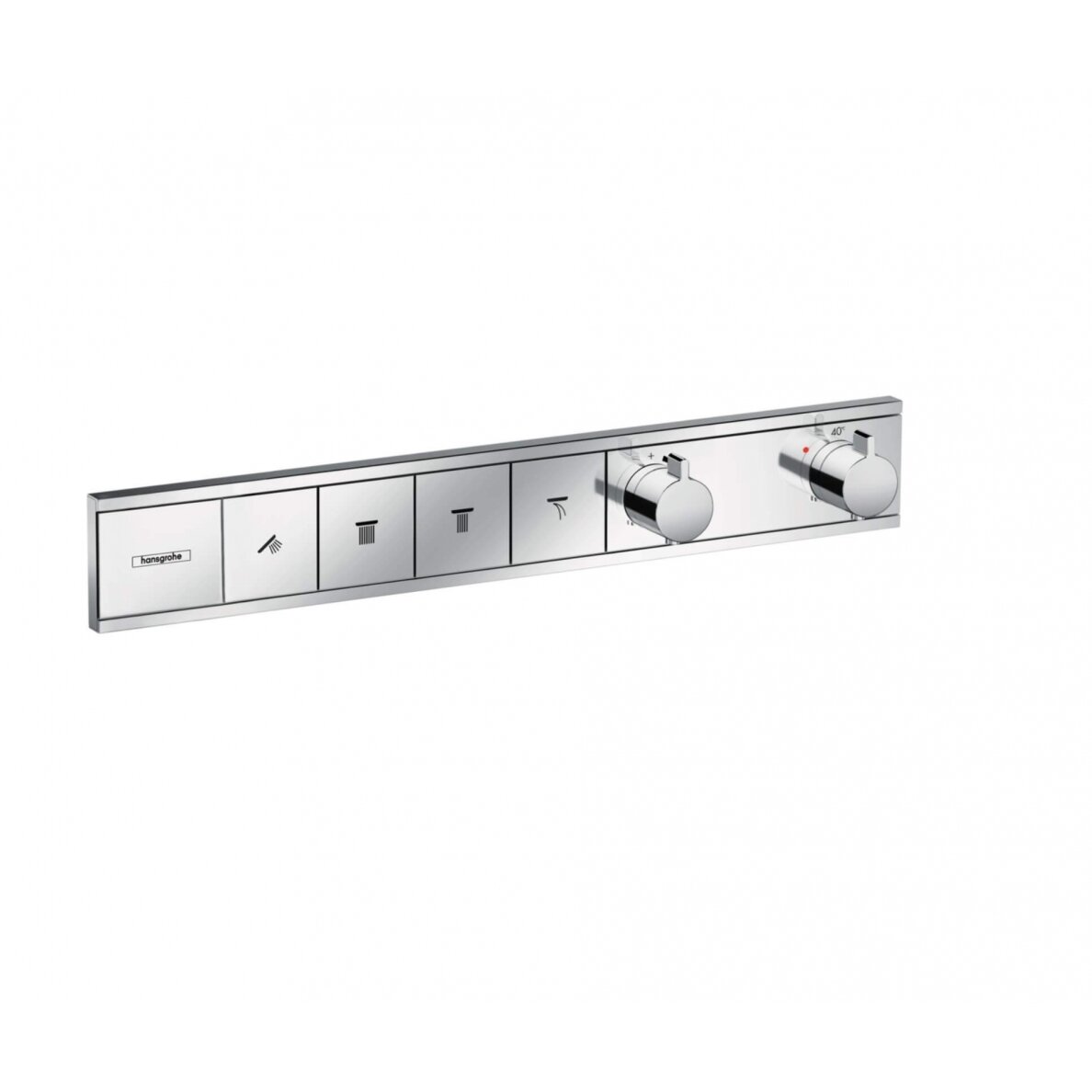 Hansgrohe RainSelect Thermostat 15382 potinkinis termostatinis dušo maišytuvas Hansgrohe RainSelect Thermostat 15382 potinkinis termostatinis dušo maišytuvas