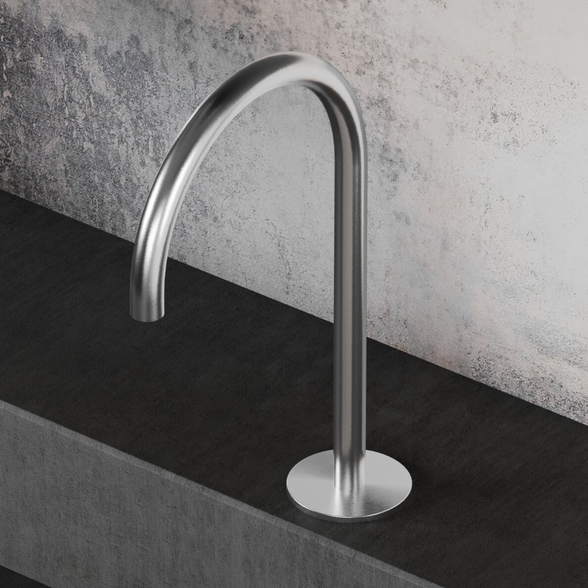 Hapa 316 Inox aukštas praustuvo snapelis U formos 1 Hapa 316 Inox aukštas praustuvo snapelis U formos 1