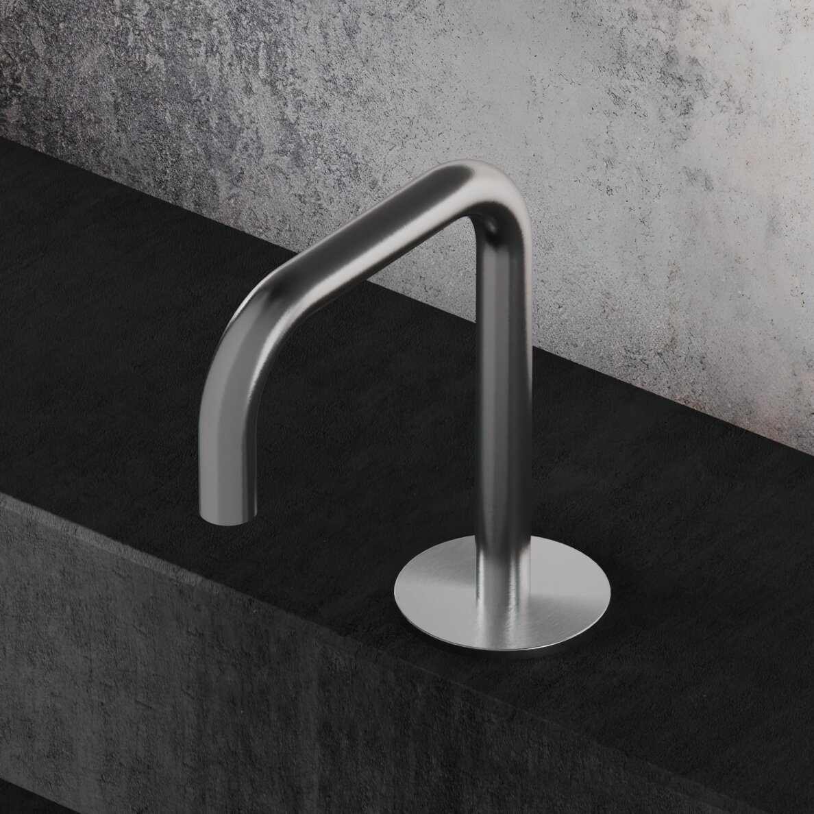Hapa 316 Inox žemas praustuvo snapelis H formos 1