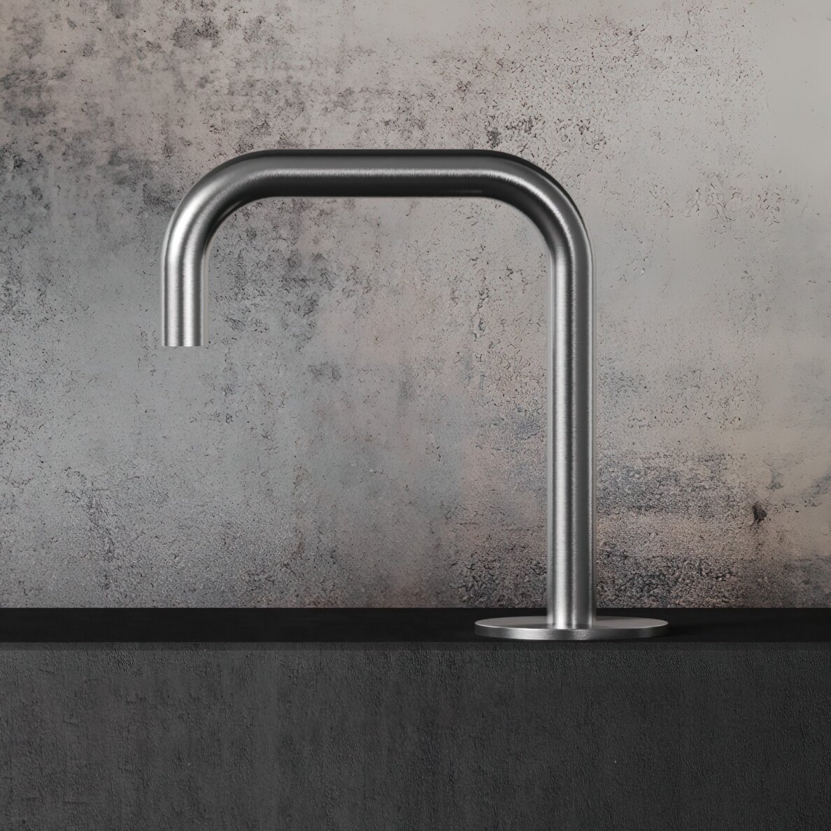 Hapa 316 Inox žemas praustuvo snapelis H formos Hapa 316 Inox žemas praustuvo snapelis H formos