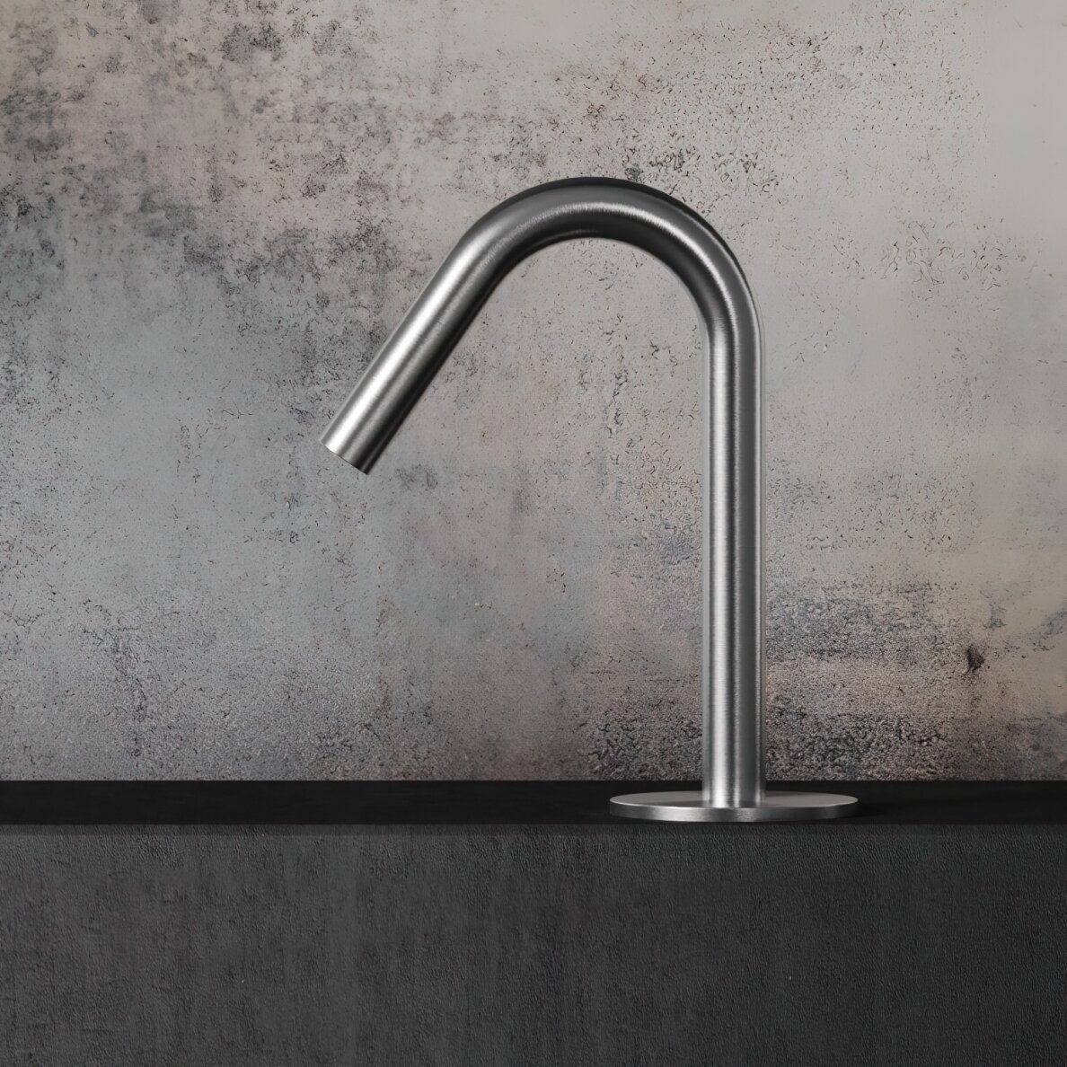 Hapa 316 Inox žemas praustuvo snapelis V formos Hapa 316 Inox žemas praustuvo snapelis V formos