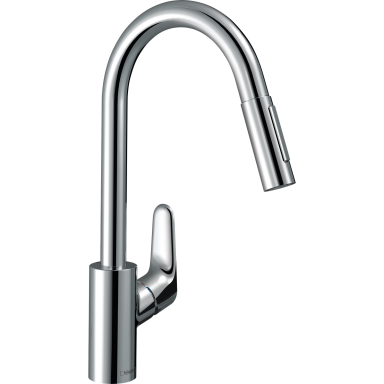 Hansgrohe Focus 240 virtuvinis maišytuvas su ištraukiama žarna Hansgrohe Focus 240 virtuvinis maišytuvas su ištraukiama žarna
