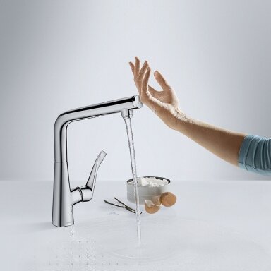 Hansgrohe Metris Select virtuvinis maišytuvas Hansgrohe Metris Select virtuvinis maišytuvas