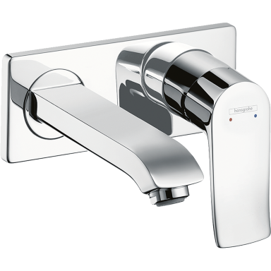 Hansgrohe Metris sieninis praustuvo maišytuvas su potinkine dalimi