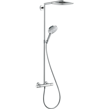 Hansgrohe Raindance E Showerpipe 27114000 virštinkinė termostatinė dušo sistema Hansgrohe Raindance E Showerpipe 27114000 virštinkinė termostatinė dušo sistema