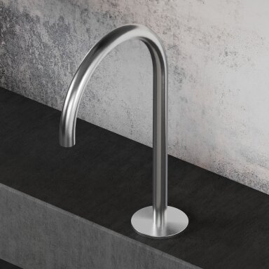 Hapa 316 Inox aukštas praustuvo snapelis U formos