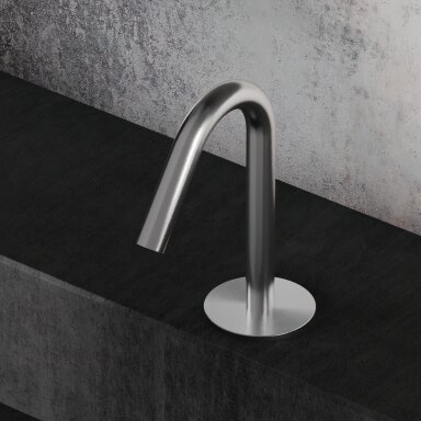 Hapa 316 Inox žemas praustuvo snapelis V formos