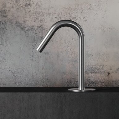 Hapa 316 Inox žemas praustuvo snapelis V formos
