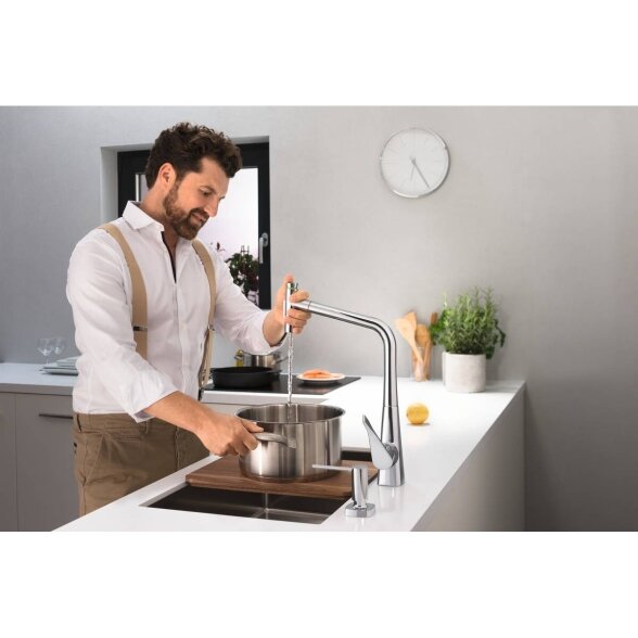 Hansgrohe Metris Select M71 73816000 virtuvinis maišytuvas 4 Hansgrohe Metris Select M71 73816000 virtuvinis maišytuvas 4