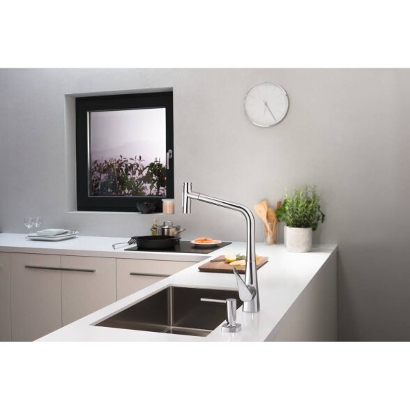 Hansgrohe Metris Select M71 73816000 virtuvinis maišytuvas 1 Hansgrohe Metris Select M71 73816000 virtuvinis maišytuvas 1