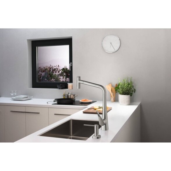 Hansgrohe Metris Select M71 73816000 virtuvinis maišytuvas Hansgrohe Metris Select M71 73816000 virtuvinis maišytuvas