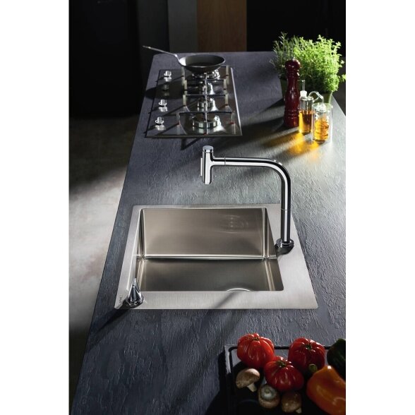 Hansgrohe Metris Select M71 73818000 virtuvinis maišytuvas 4 Hansgrohe Metris Select M71 73818000 virtuvinis maišytuvas 4