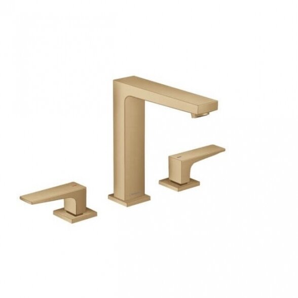 Hansgrohe Metropol 160 praustuvo maišytuvas trijų dalių 1 Hansgrohe Metropol 160 praustuvo maišytuvas trijų dalių 1